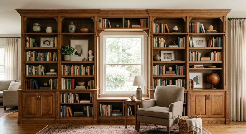 Bookcase Construction in Durham, NC