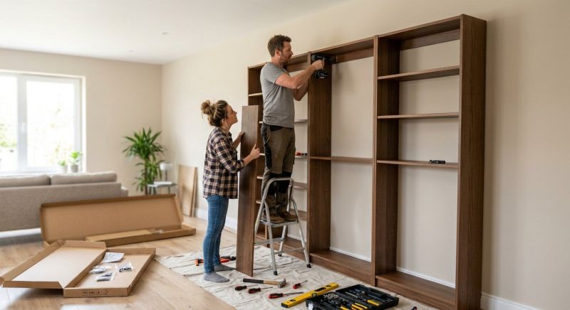 Bookcase Installation in Charlotte, NC