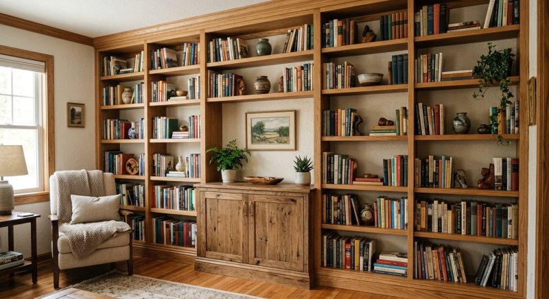 Built In Bookshelves Installation in Annapolis, MD