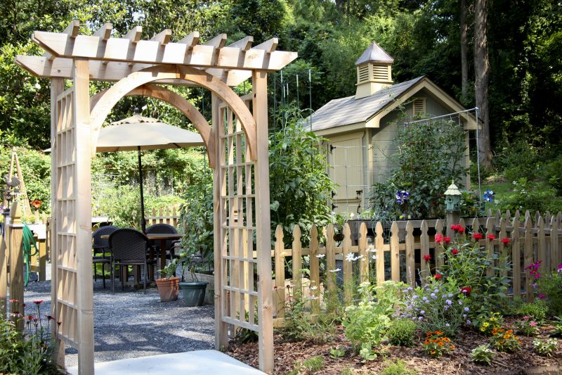 Grape Arbor Installation