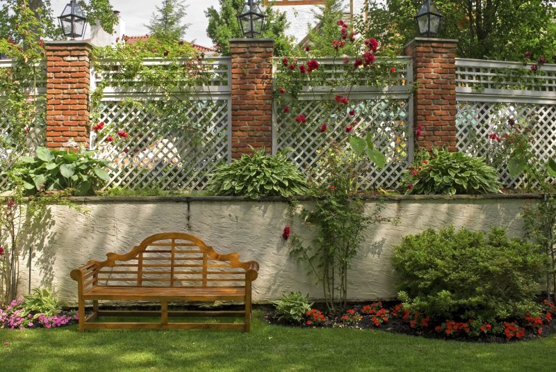 Wood Trellis Installation in Wilmington, NC