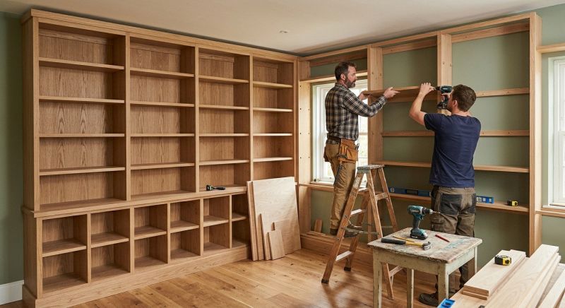 Bookshelves Installation in Raleigh, NC